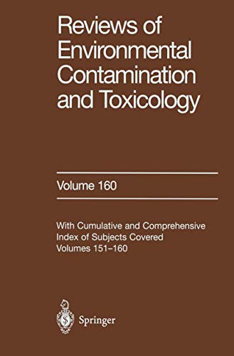 Reviews of Environmental Contamination and Toxicology: Continuation Of Residue Reviews (Reviews of Environmental Contamination and Toxicology, 160, Band 160)