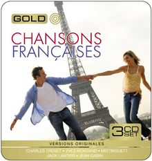 Gold Metal Box Chansons Francaises