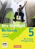 New Highlight - Allgemeine Ausgabe: Band 5: 9. Schuljahr - Workbook mit CD-ROM und Text-CD