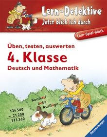 Lern-Spiel-Block. Deutsch und Mathematik (4. Klasse): Üben, testen, auswerten von Astrid Pleger | Buch | Zustand gut