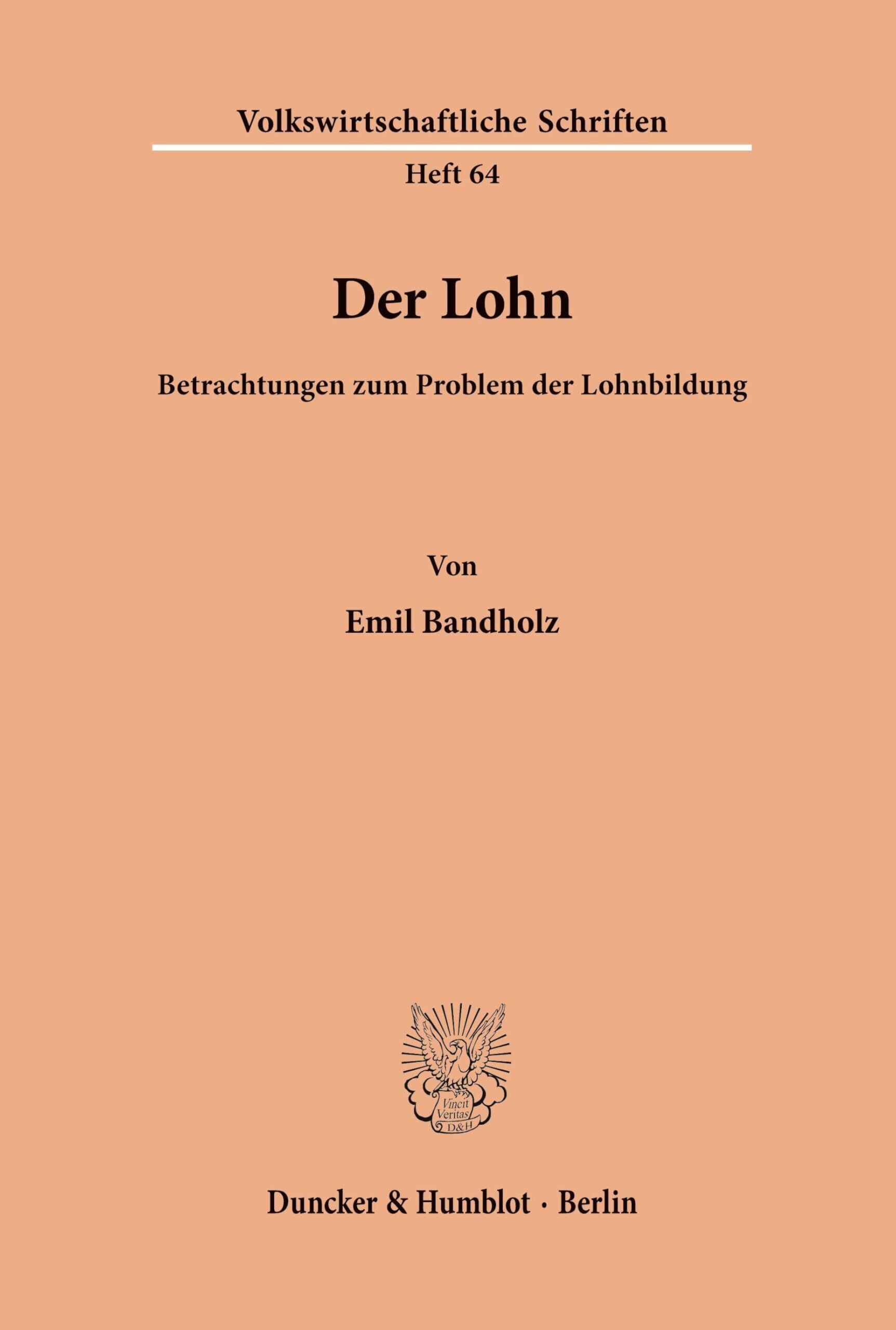 Der Lohn.