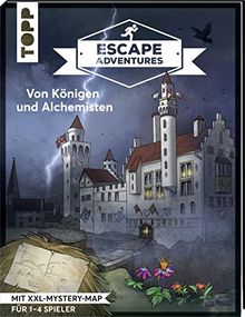 Escape Adventures – Von Königen und Alchemisten: Das ultimative Escape-Room-Erlebnis jetzt auch als Buch! Mit XXL-Mystery-Map für 1-4 Spieler. 90 Minuten Spielzeit