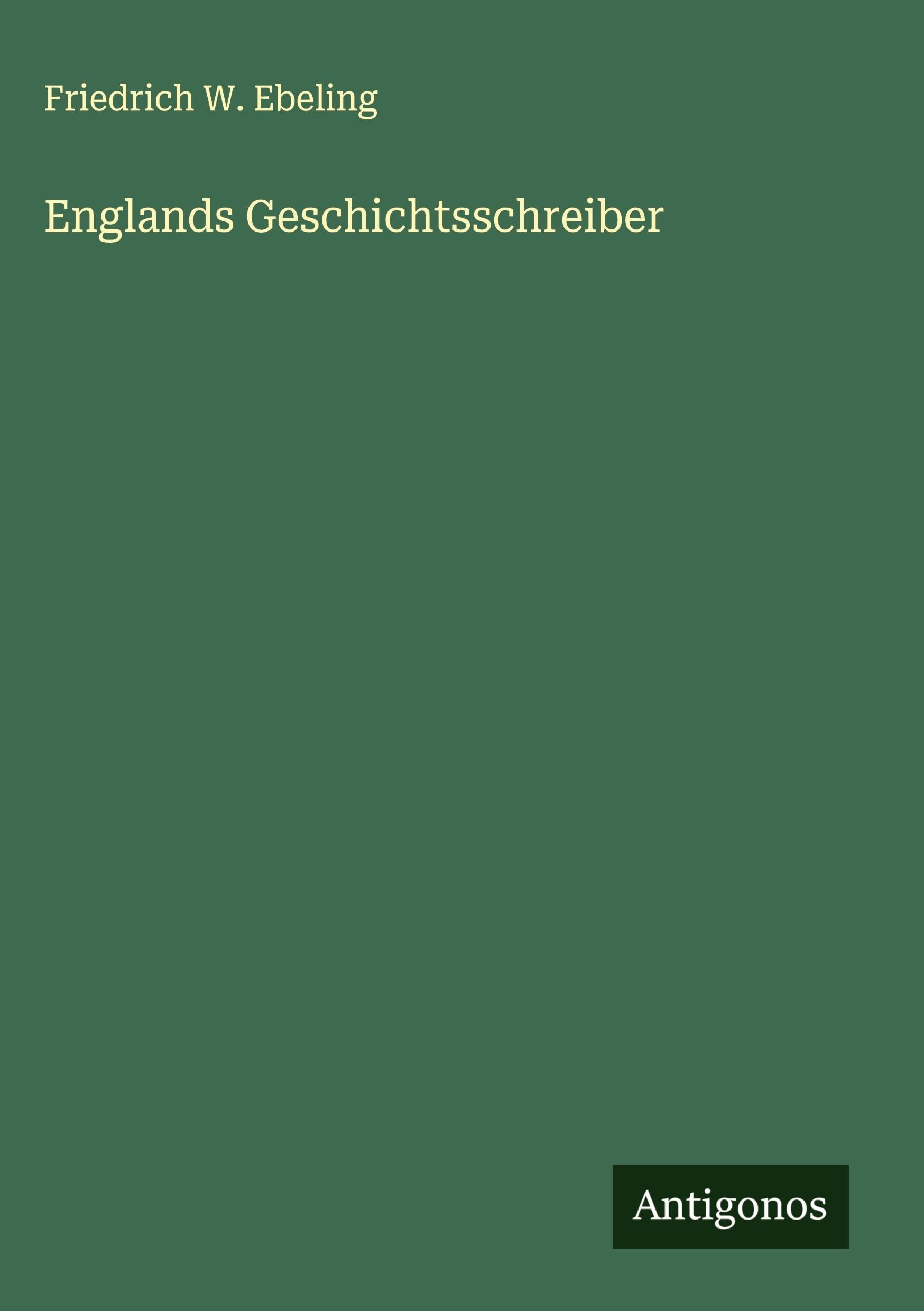 Englands Geschichtsschreiber