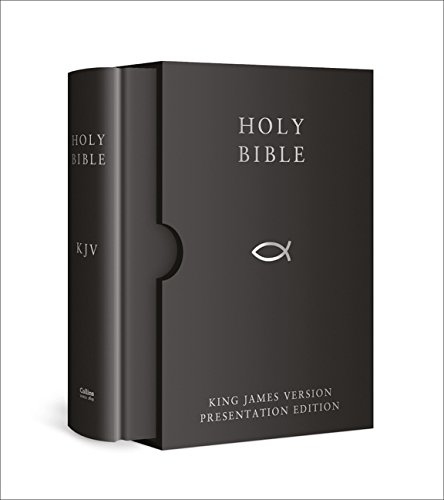 HOLY BIBLE: King James Version (KJV) Black Presentation Edition (Kjv Bible)