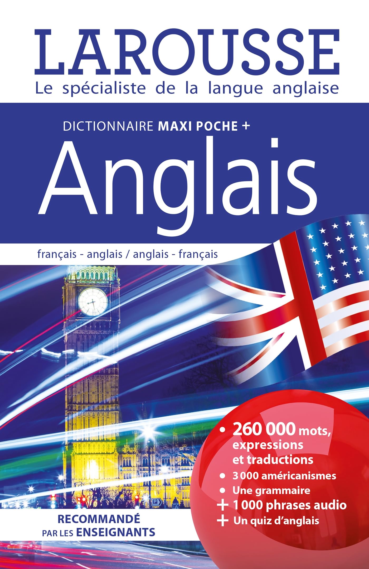 Dictionnaire maxi poche + anglais : français-anglais, anglais-français
