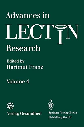 Advances in Lectin Research: Volume 4