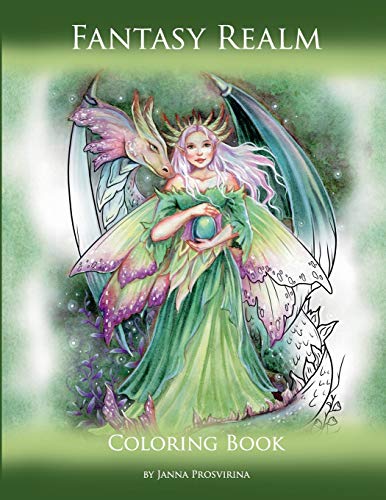 Fantasy Realm: Coloring Book