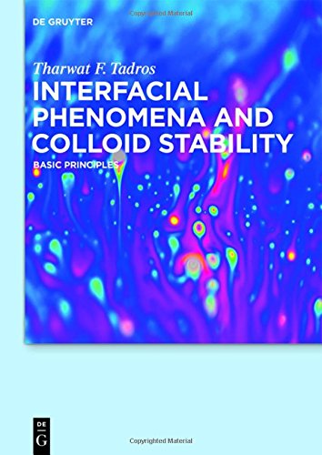 Tharwat F. Tadros: Interfacial phenomena and Colloid Stability: Interfacial Phenomena and Colloid Stability: Basic Principles