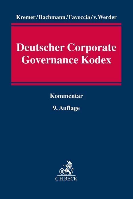 Kremer, Thomas: Deutscher Corporate Governance Kodex