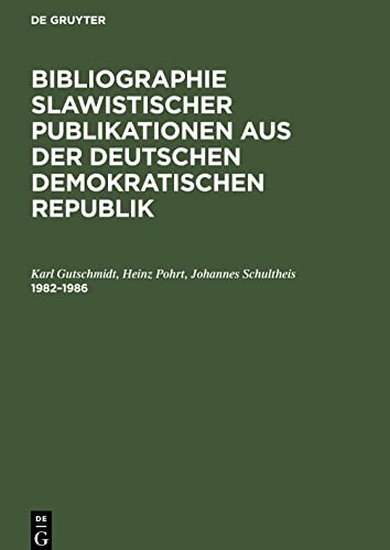 Bibliographie slawistischer Publikationen aus der Deutschen Demokratischen Republik, Bibliographie slawistischer Publikationen aus der Deutschen ... X. Internationalen Slawistenkongreß gewidmet