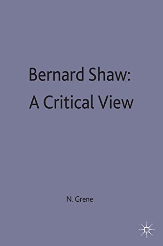 Bernard Shaw: A Critical View (Studies in Anglo-Irish Literature)