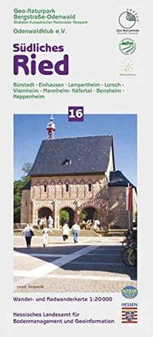 Topographische Freizeitkarten Hessen 1:20000. Naturpark Bergstrasse-Odenwald. Sonderblattschnitte auf der Grundlage der Topographischen Karte 1:25000 ... - Mannheim-Käfertal - Bensheim - Heppenheim