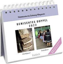 Gemischtes Doppel 2022: Wochenkalender zum Aufstellen, Tischkalender mit Spiralbindung und 53 Postkarten zum Heraustrennen