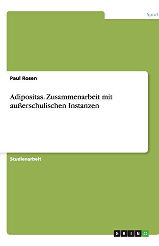 Adipositas. Zusammenarbeit mit außerschulischen Instanzen