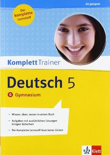 KomplettTrainer Deutsch 5. Klasse. Gymnasium