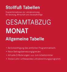 Tabelle, Gesamtabzug 2022 Monat Sonderausgabe Juni 2022: Bundesweit gültige Ausgabe