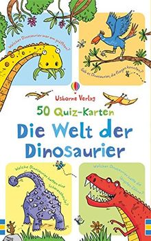 50 Quiz-Karten: Die Welt der Dinosaurier