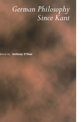 German Philosophy since Kant (Royal Institute of Philosophy Supplements, Band 44)