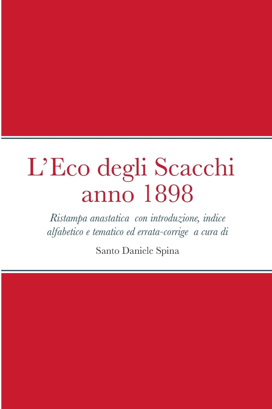 L’Eco degli Scacchi anno 1898