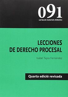 Lecciones de derecho procesal (Materials Didàctis, Band 91)