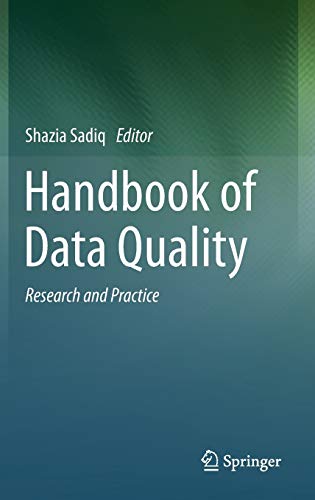 Handbook of Data Quality: Research and Practice