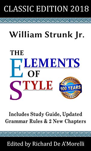 Richard De A'Morelli The Elements Of Style, Classic Edition (2018)