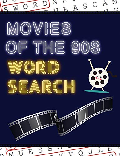 Movies of the 90s Word Search: 50+ Film Puzzles | With Hollywood Pictures | Have Fun Solving These Large-Print Nineties Find Puzzles!