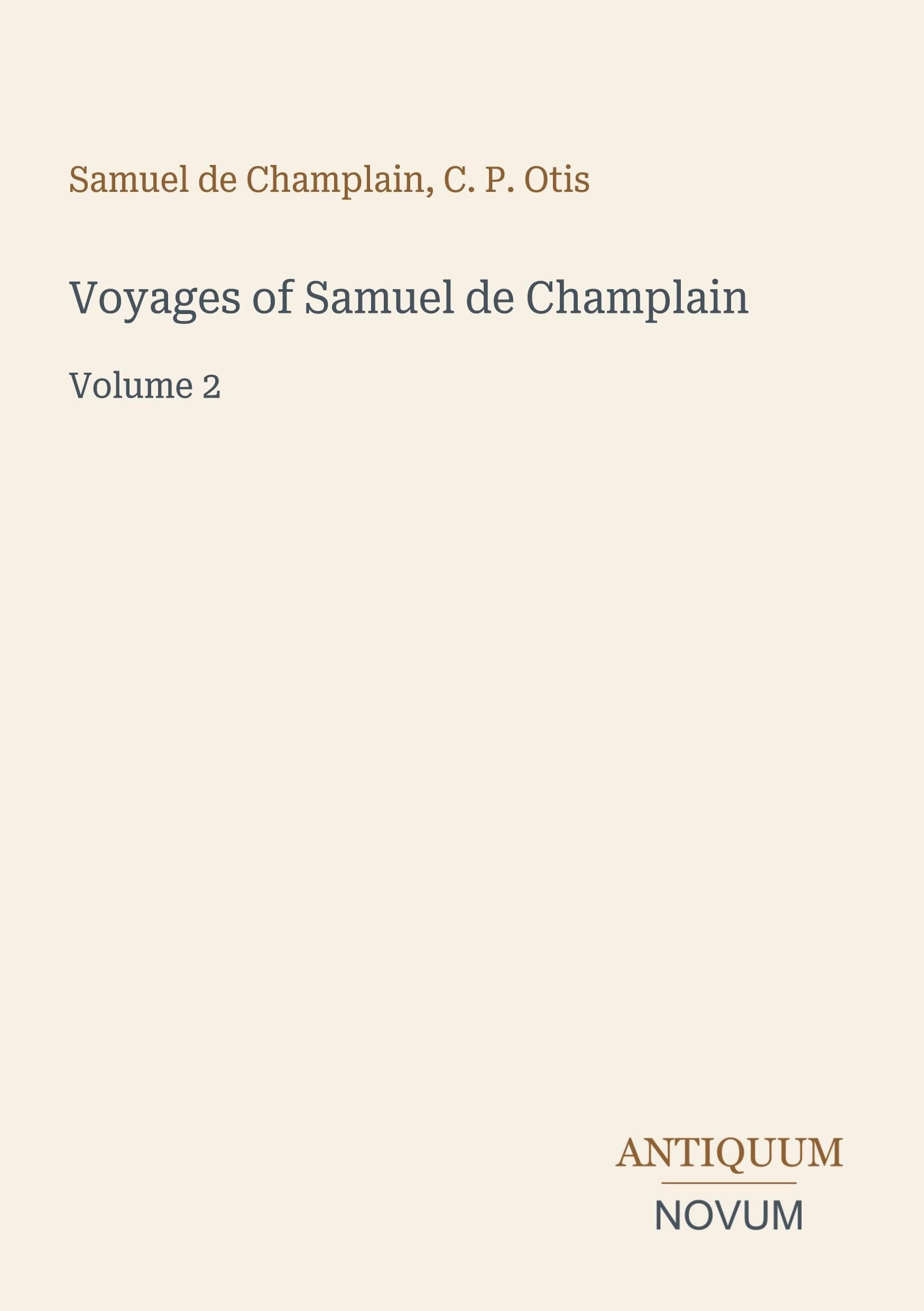 Voyages of Samuel de Champlain