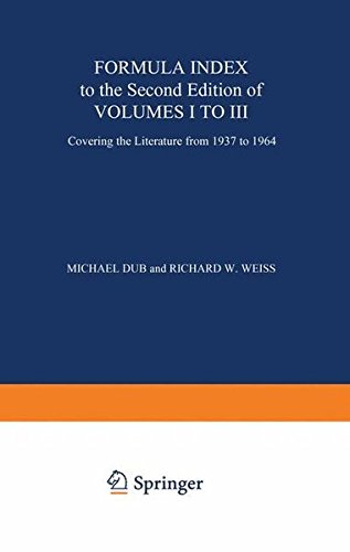 Formula Index to the Second Edition of Volume I to Iii (Organometallic Compounds)
