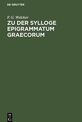 Zu der Sylloge Epigrammatum Graecorum: Abweisung der verunglückten Conjecturen des Herrn Prof. Hermann
