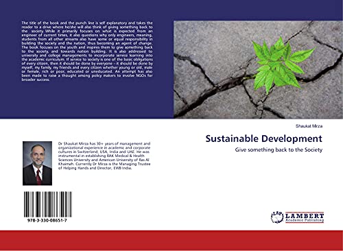 Sustainable Development: Give something back to the Society