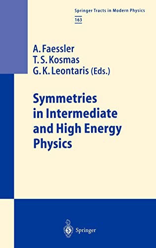 Symmetries in Intermediate and High Energy Physics (Springer Tracts in Modern Physics, 163, Band 163)