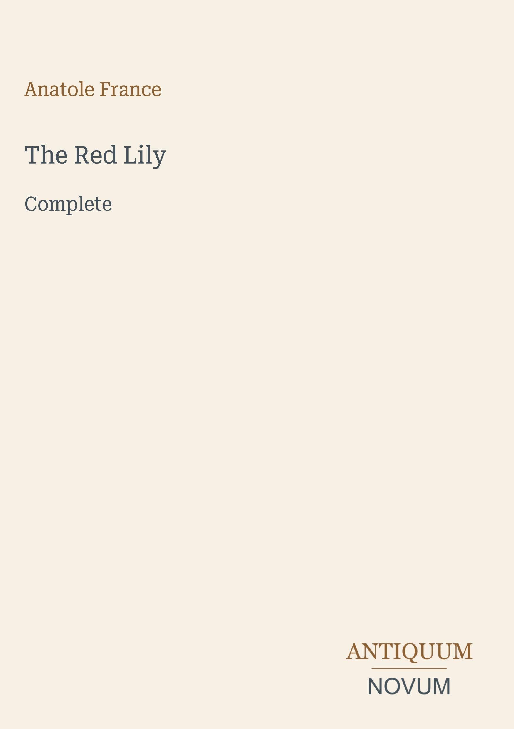 The Red Lily