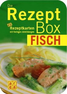 Die Rezeptbox. Fisch. 50 Rezeptkarten mit farbigen Abbildungen