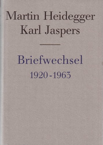 Briefwechsel 1920-1963 - Martin Heidegger Karl Jaspers Leinen