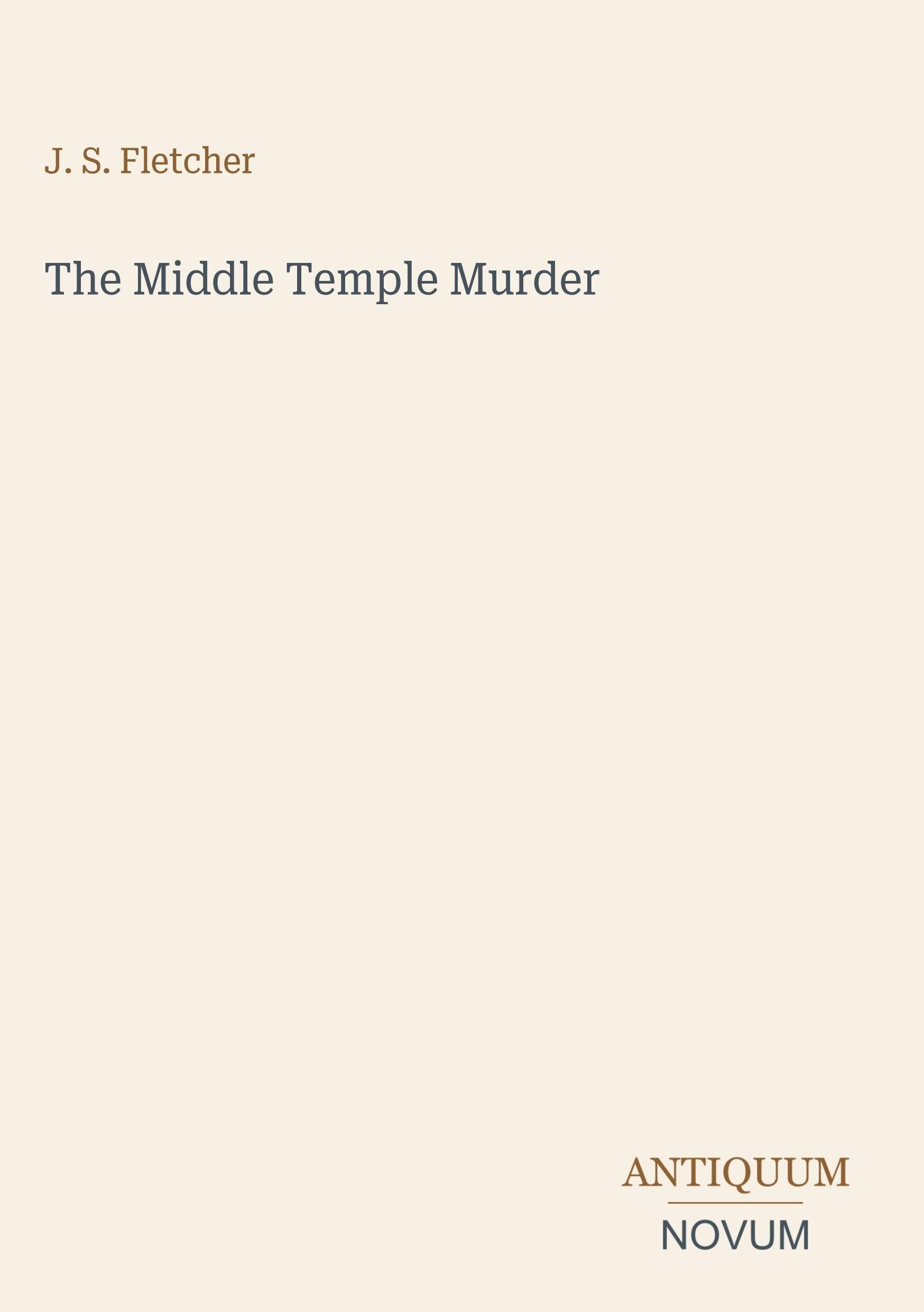The Middle Temple Murder