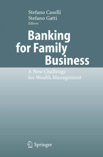 Banking for Family Business: A New Challenge for Wealth Management