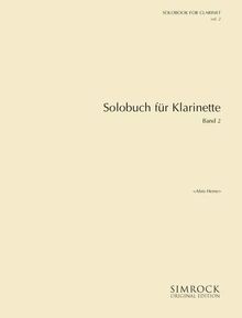 Solobuch für Klarinette: Band 2. Klarinette.