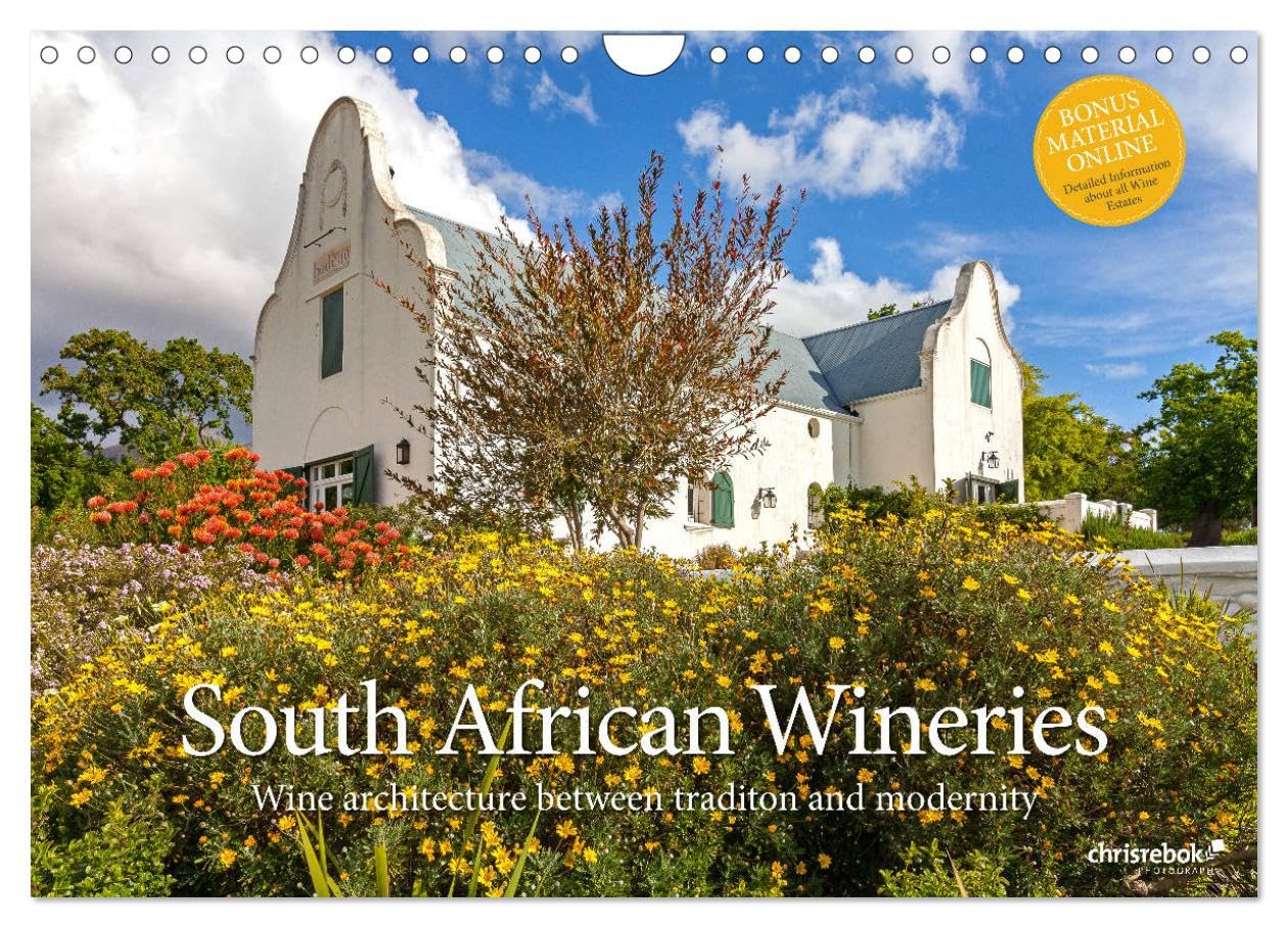 South African Wineries, wine architecture between tradition and modernity (Wall Calendar 2026 DIN A4 landscape), CALVENDO 12 Month Wall Calendar: Winelands Highlights of the Western Cape