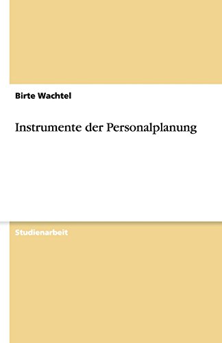Instrumente der Personalplanung