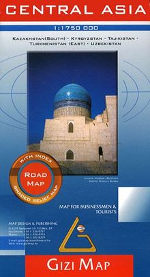Central Asia Road Map 1 : 1 750 000