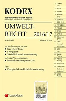 KODEX Umweltrecht 2016/17