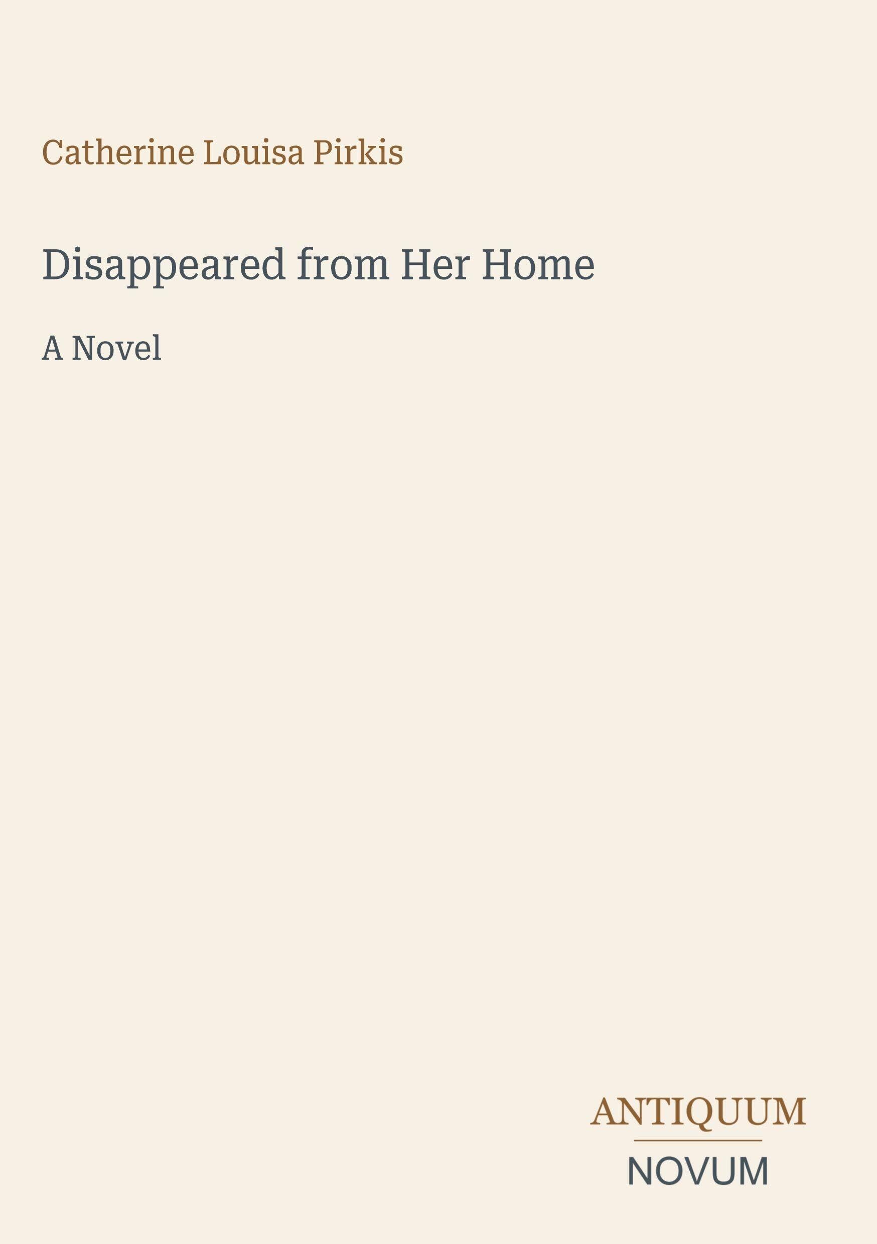 Disappeared from Her Home