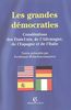 Les grandes démocraties : textes intégraux des constitutions américaine, allemande, espagnole et italienne, à jour au 15 juillet 2005