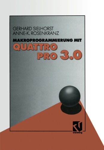 Makroprogrammierung mit Quattro Pro 3.0