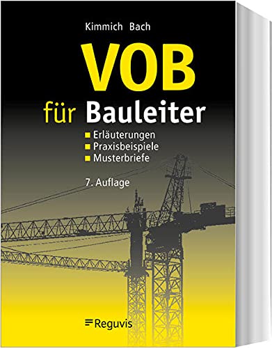 VOB für Bauleiter - Hendrik Bach Bernd Kimmich Kartoniert (TB)