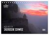 Nebelwelten Sächsische Schweiz (Tischkalender 2024 DIN A5 quer), CALVENDO Monatskalender