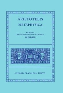 Aristotle Metaphysica (Oxford Classical Texts)