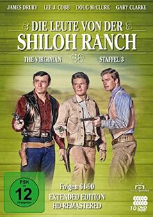 Die Leute von der Shiloh Ranch - Staffel 3 (HD-Remastered) (The Virginian: Extended Edition) (Fernsehjuwelen) (10 DVDs)