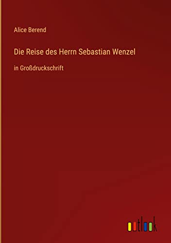 Die Reise des Herrn Sebastian Wenzel: in Großdruckschrift